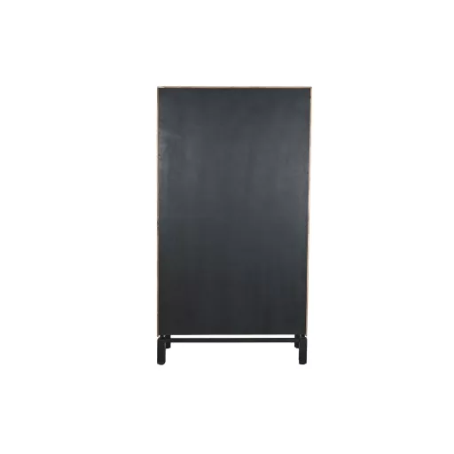 Vitrin teakfa 100x40x185 cm natúr