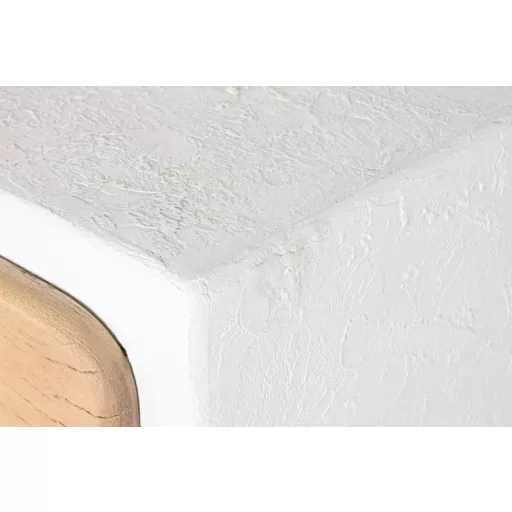 Komód fiókos újrahasznosított fa 80x40x105 cm fehér