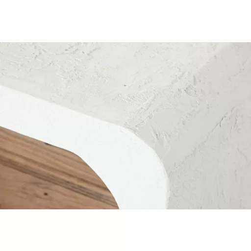 Éjjeliszekrény újrahasznosított fa 50x40x55 cm fehér