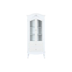 Vitrin fa 76x39x193 cm fehér