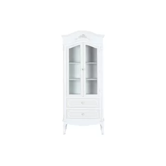 Vitrin fa 76x39x193 cm fehér