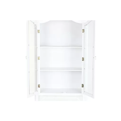 Vitrin fa 76x39x193 cm fehér