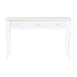 Consola mdf madera 120x40x78,5 12,00 blanco