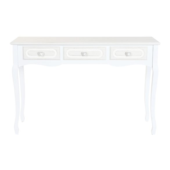Consola mdf madera 120x40x78,5 12,00 blanco