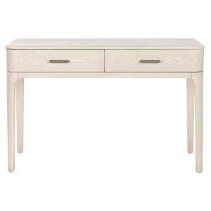 Konzol asztal fém 120x49x78 cm fehér