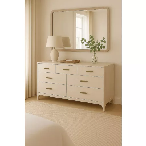 Tükör mdf 100x17x70 cm fehér