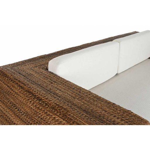 Kanapé vessző 192x92x65 cm natúr