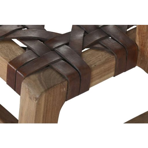 Karosszék teakfa 61x66x74 cm barna