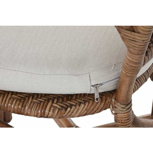 Karosszék rattan 52x62x90 cm barna