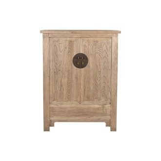 Szekrény tömör szilfa 102x40x132 cm natúr