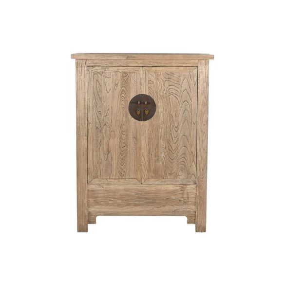 Szekrény tömör szilfa 102x40x132 cm natúr