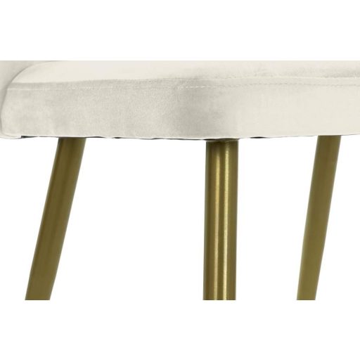 Szék poliészter 58x58x78 cm fehér