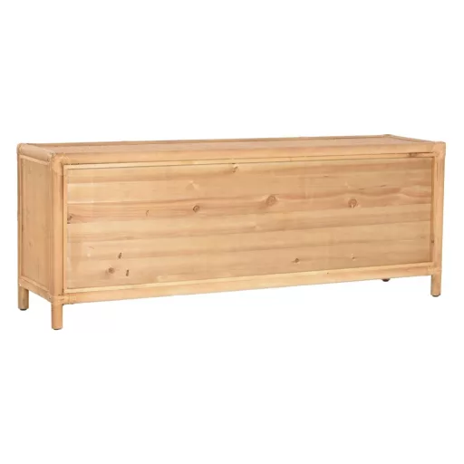 Tv-s szekrény lucfenyő 120x30x45 cm világosbarna