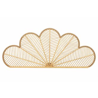 Ágytámla bambusz 190x2,5x81 cm barna