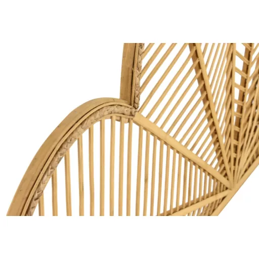 Ágytámla bambusz 190x2,5x81 cm barna