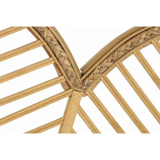 Ágytámla bambusz 190x2,5x81 cm barna