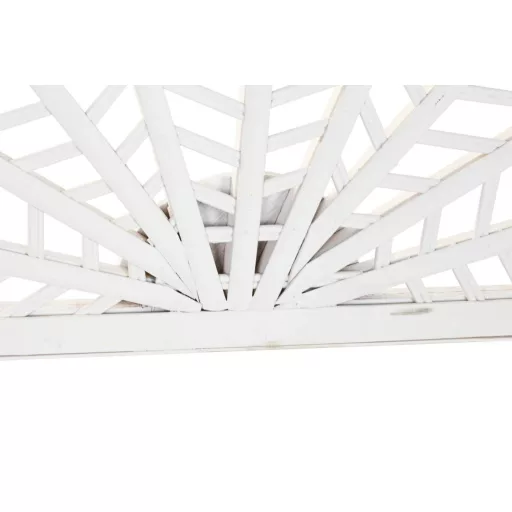 Ágytámla bambusz 190x2,5x81 cm fehér