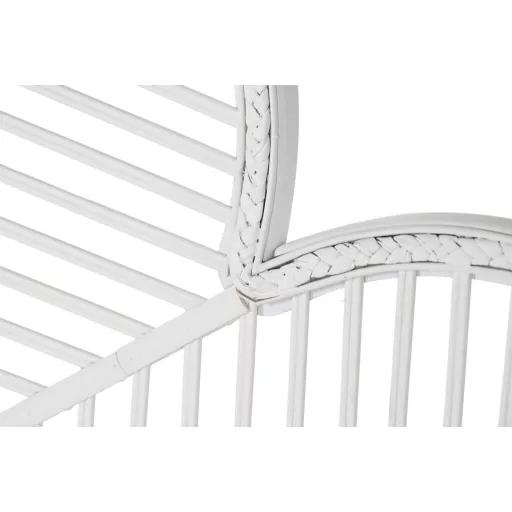 Ágytámla bambusz 190x2,5x81 cm fehér