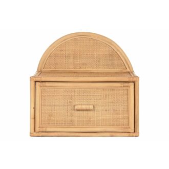 Éjjeliszekrény lucfenyő 47x30x45 cm világosbarna