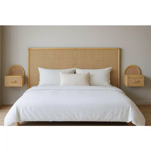 Éjjeliszekrény lucfenyő 47x30x45 cm világosbarna