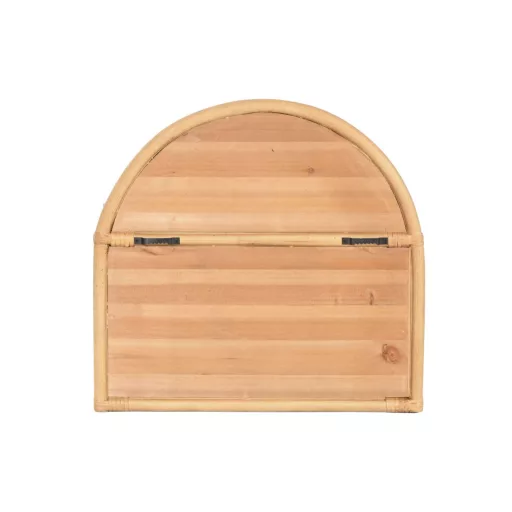 Éjjeliszekrény lucfenyő 47x30x45 cm világosbarna