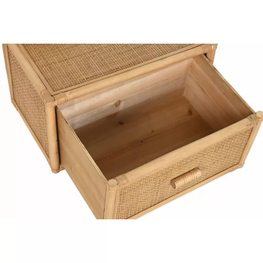 Éjjeliszekrény lucfenyő 47x30x45 cm világosbarna