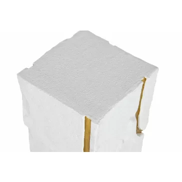 Díszoszlop mdf 25x25x80 cm fehér