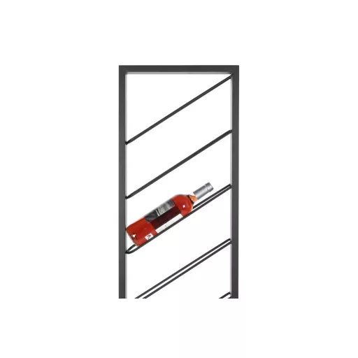 Bortartó falra fém 36x6x160 cm fekete