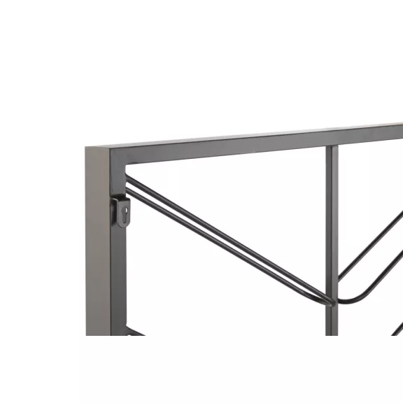 Bortartó falra fém 70x6x160 cm fekete