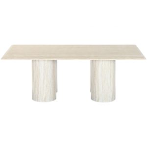 Dohányzóasztal gránit 130x70x45 cm bézs