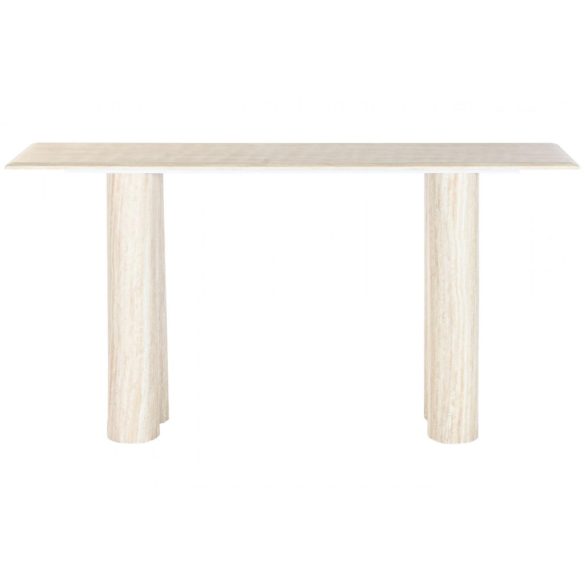 Konzol asztal gránit 150x40x78 cm bézs
