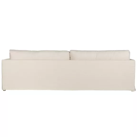 Kanapé vászon 270x86x80 cm bézs