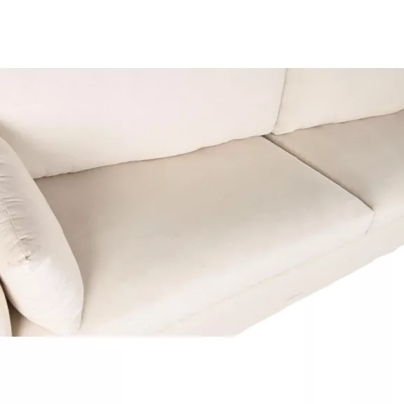 Kanapé vászon 270x86x80 cm bézs