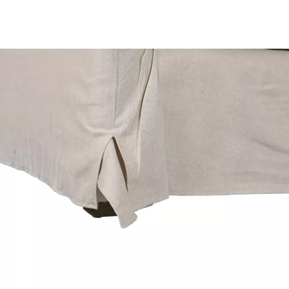 Kanapé vászon 270x86x80 cm bézs