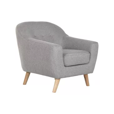 Fotel poliészter 83x80x80 cm bézs