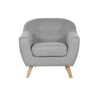 Fotel poliészter 83x80x80 cm bézs