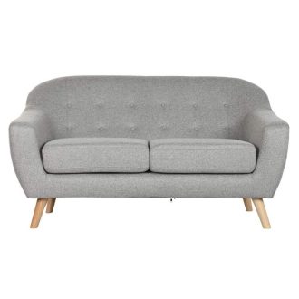 Kanapé poliészter 146x84x82 cm krém