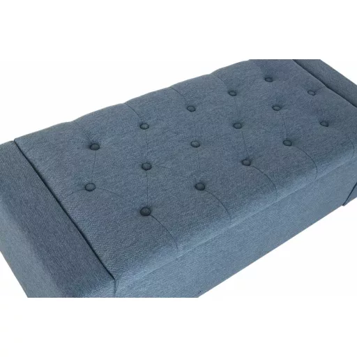 Kispad poliészter 120x50x42 cm kék
