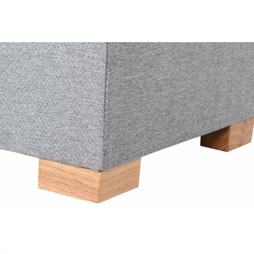 Kispad poliészter 70x50x40 cm világosszürke