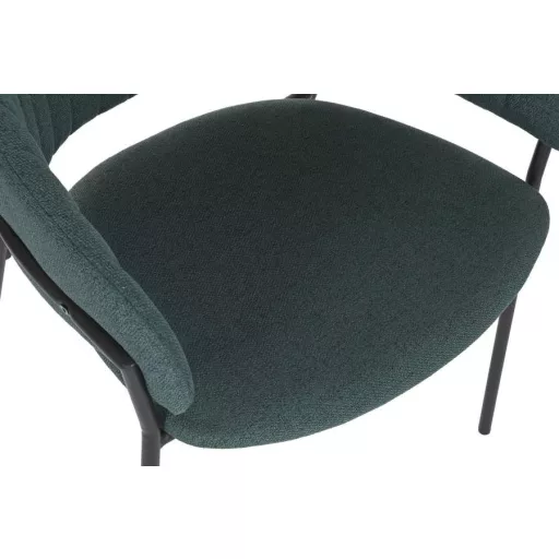 Karosszék poliészter 59x53,5x74 cm zöld