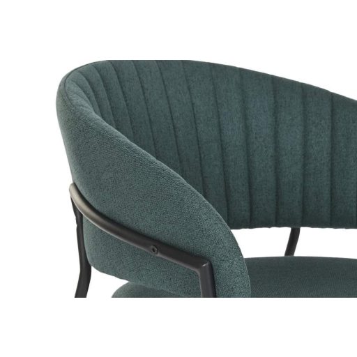 Karosszék poliészter 59x53,5x74 cm zöld