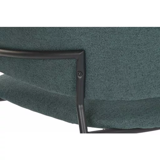 Karosszék poliészter 59x53,5x74 cm zöld