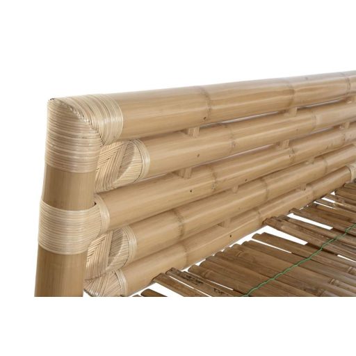 Ágy bambusz 202,5x220x74 cm natúr