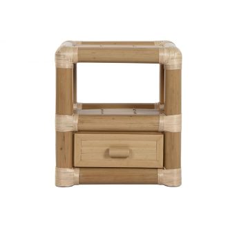 Éjjeliszekrény bambusz 50x40x55 cm natúr