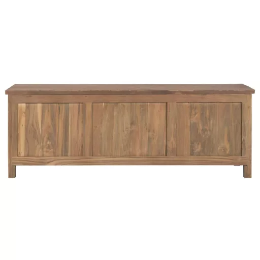 Tv-s szekrény újrahasznosított teakfa 140x45x50 cm barna