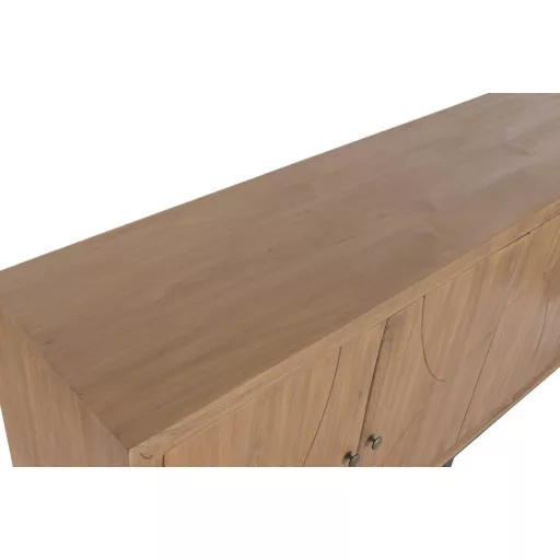 Tálalószekrény teakfa 180x40x85 cm barna