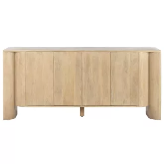 Natúr mangófa tálalószekrény – 180×40×80 cm