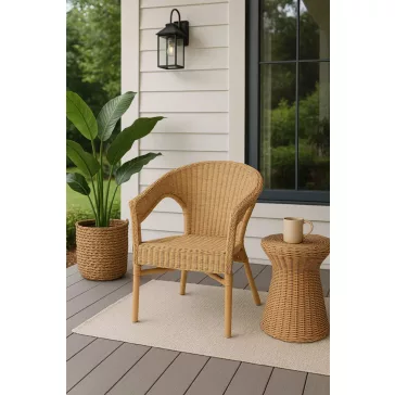 Silla ratan 60x62x78 natural