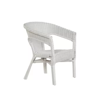 Silla ratan 60x60x78 blanco