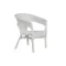 Silla ratan 60x60x78 blanco
